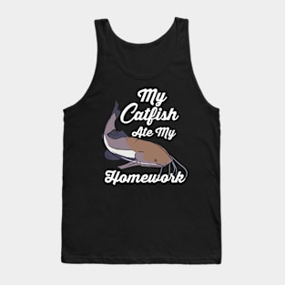 My Catfish Ate My Homework Tank Top